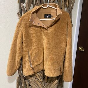 UGG Women's Tan Fleece Jacket